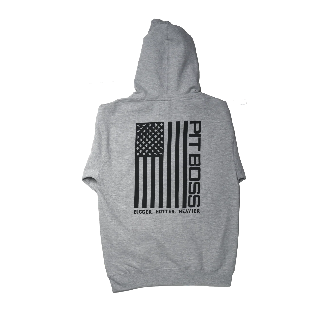 Vertical Flag Hoody - Heather Gray - Image 2