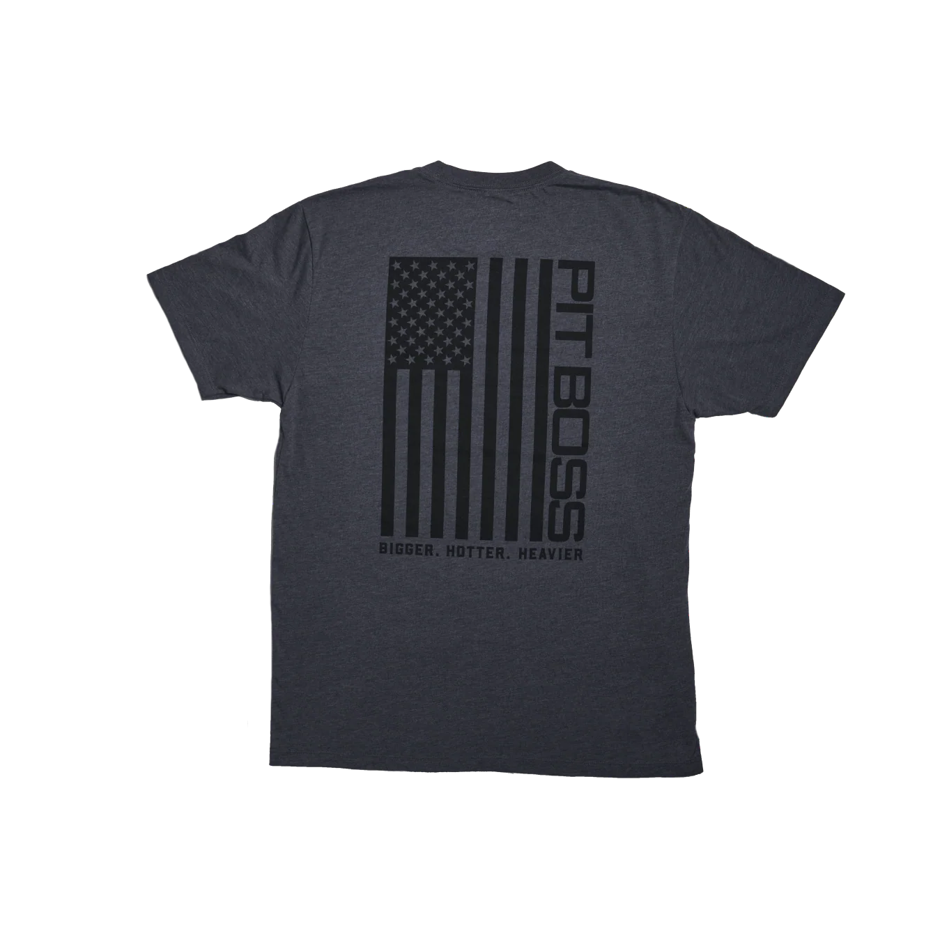 Vertical Flag Men’s T-Shirt - Titanium Heather Gray - Image 2